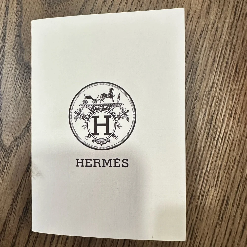 Hermes card holder/receipt holder